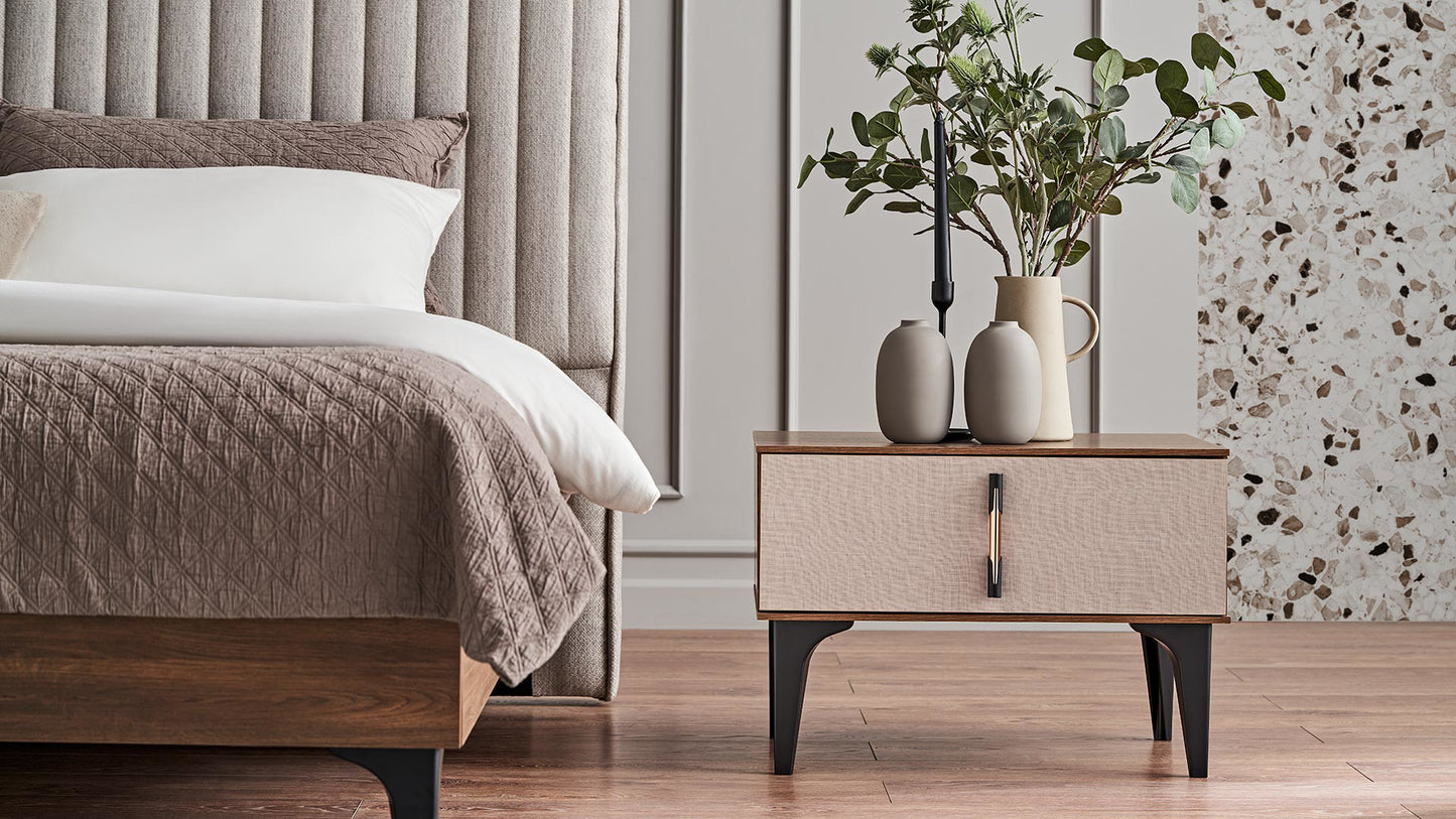 NOVA Bedstead 180X200 With 2 Nightstand