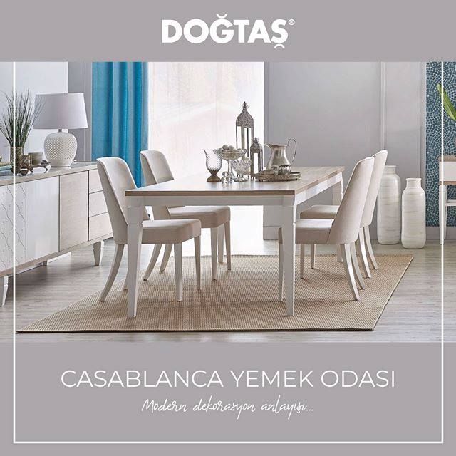 Casablanca Expandable With 6 Pure Chair