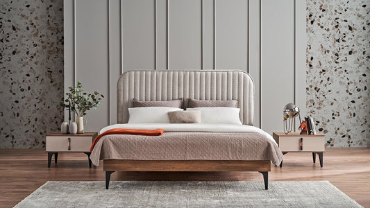 NOVA Bedstead 180X200 With 2 Nightstand